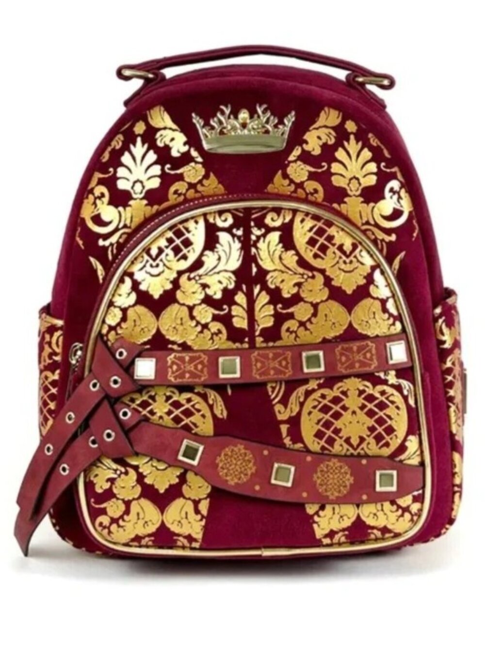 Loungefly Game of Thrones Joffrey Cosplay Mini Backpack Burgundy Gold NWT